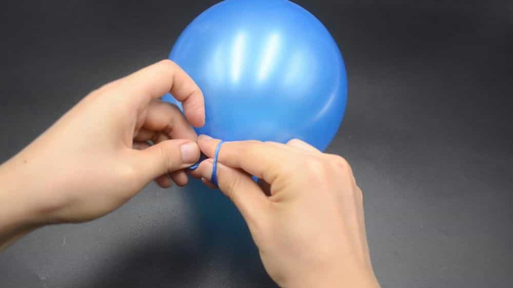 气球打结的简单方法图片