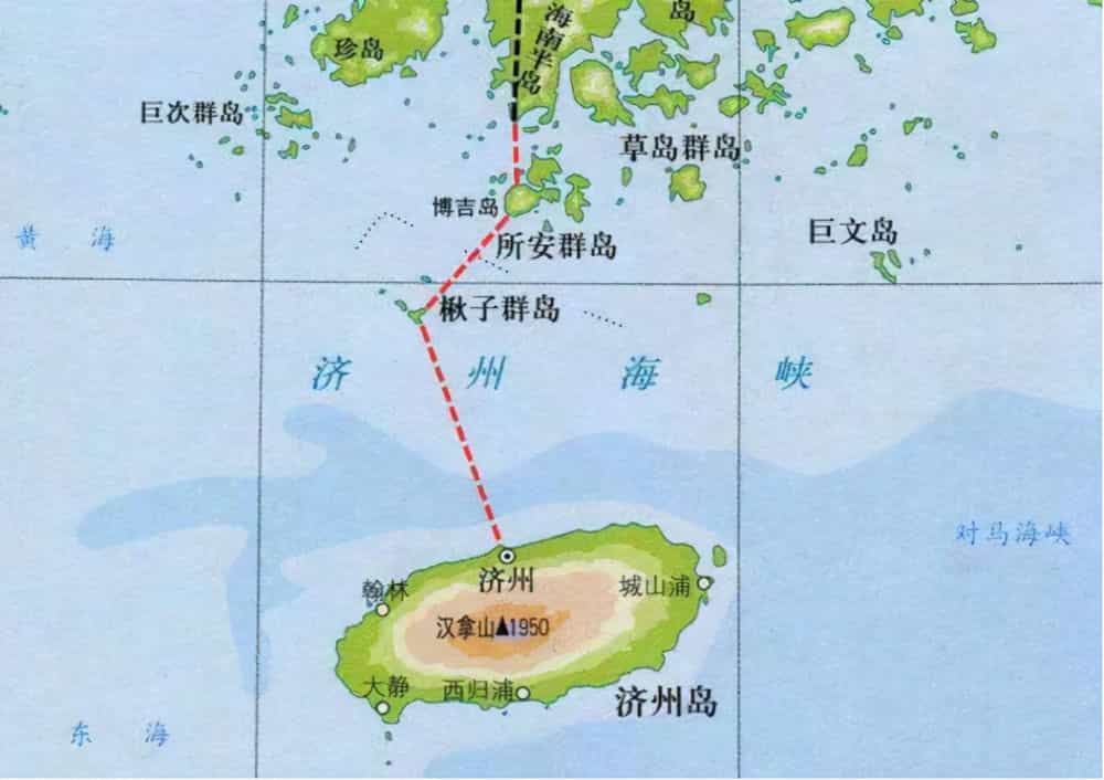 韩国的济州岛曾是中国领土韩国的济州岛相当于中国的哪里