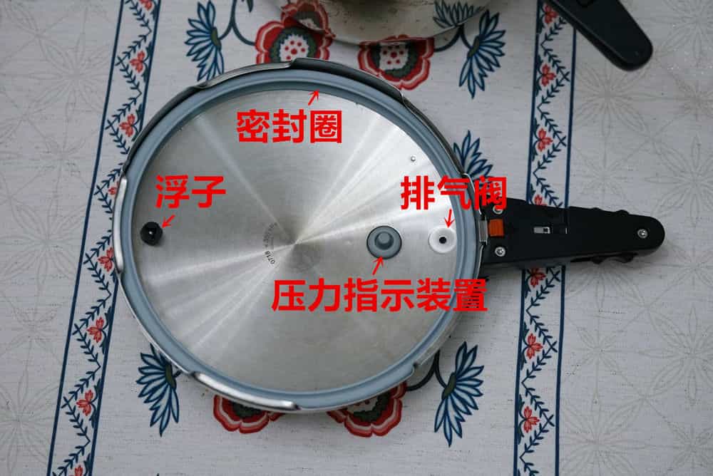 老式高压锅配件名称图片