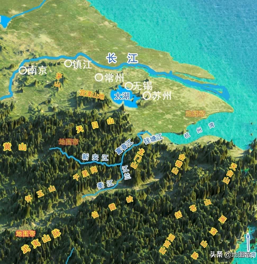 南京地形地貌图片