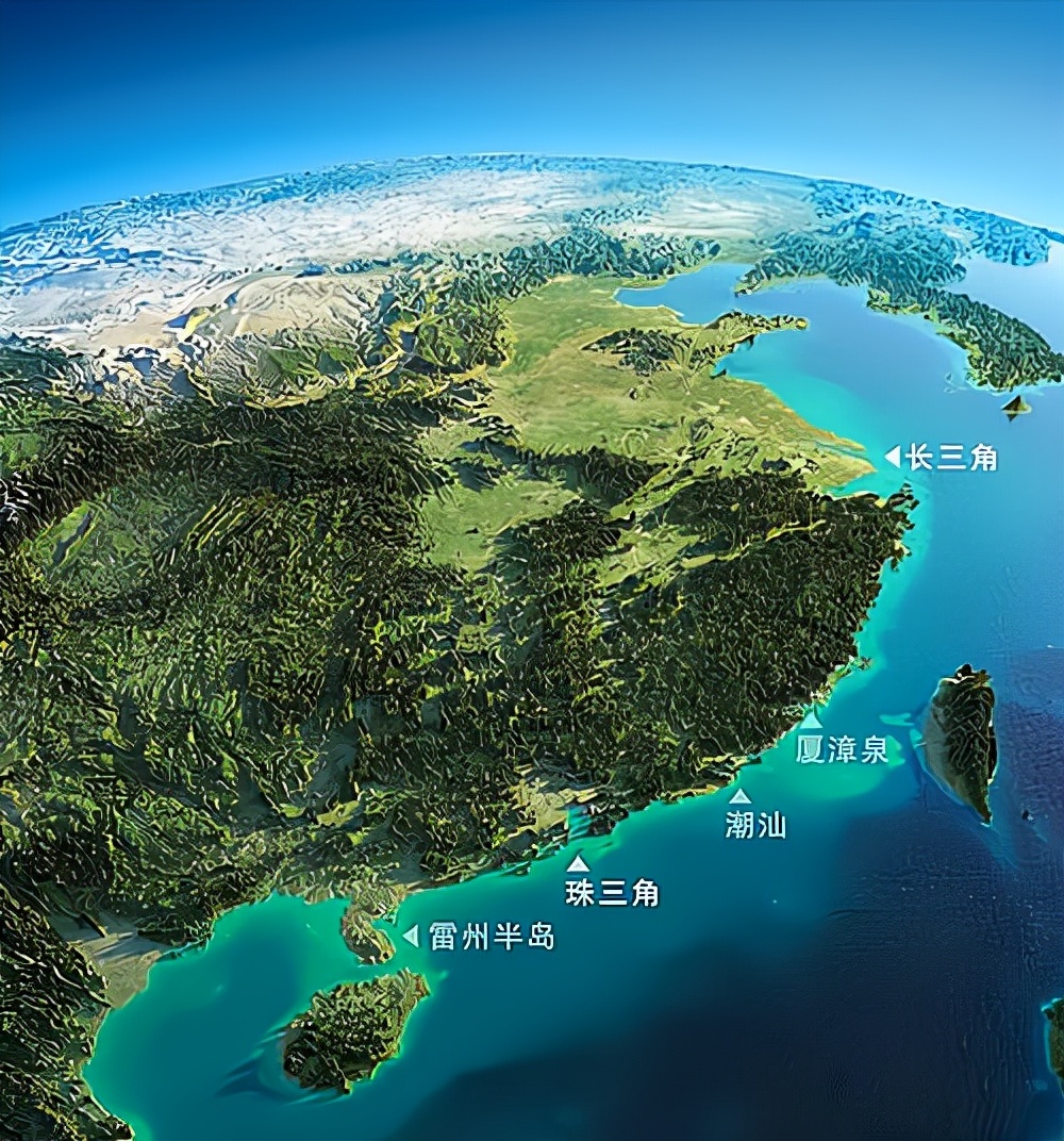 江苏省地形地势地貌图图片