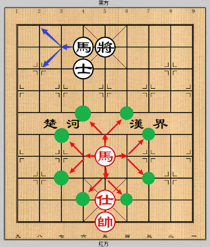 中国象棋各个棋子的走法 中国象棋棋子的基本走法 